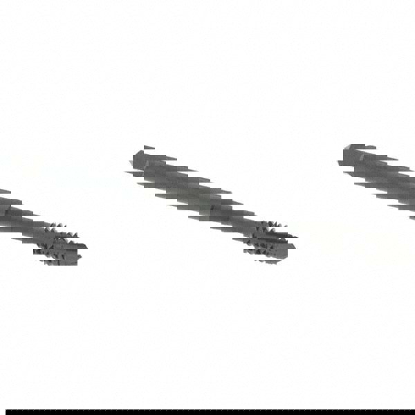 Spiral Point Tap: #6-32 UNC, 2 Flutes, Plug Chamfer, HSS-E Vanadium, Steam Oxide Coated