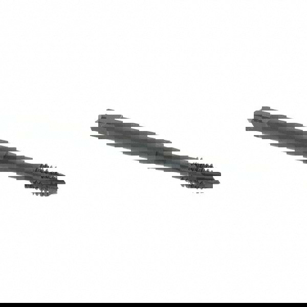 Spiral Point Tap: #8-32 UNC, 3 Flutes, Plug Chamfer, HSS-E Vanadium, Steam Oxide Coated