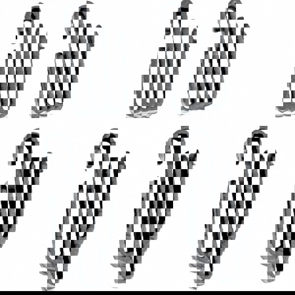 Hard Hat Lamp & Goggle Clip Set: Plastic, Black