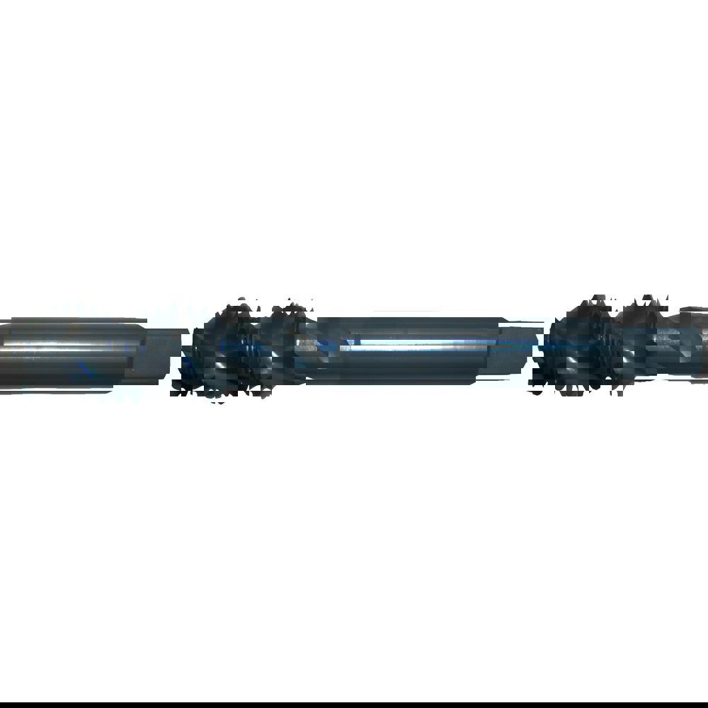 Spiral Flute Tap: UNF, 3 Flute, Bottoming, 2B Class of Fit, High-Speed Steel, TiN Finish