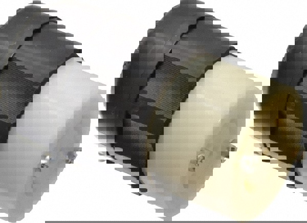 Locking Inlet: Connector, Industrial, L22-30R, 277 & 480V, Black & White