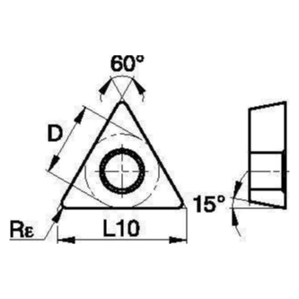 Boring Insert: TDAT130805Yes CG5, Carbide