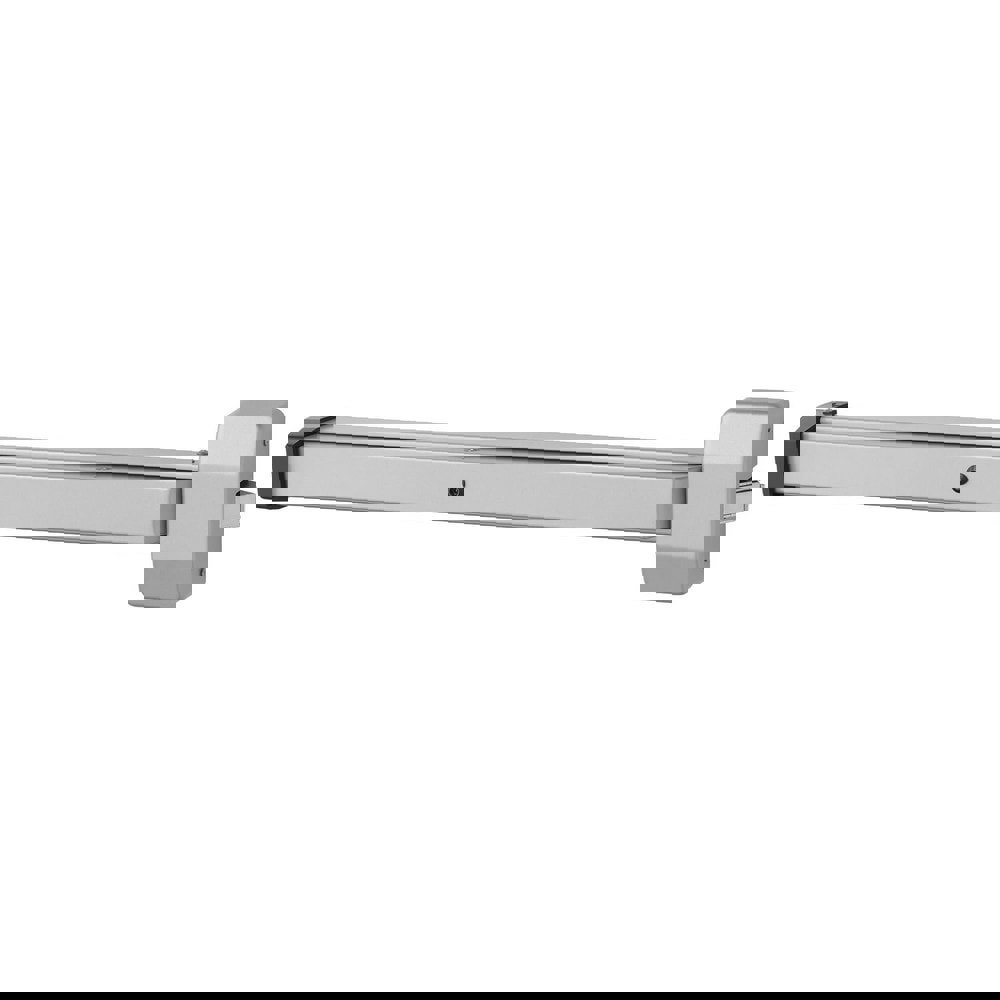 Push Bars; Material: Metal ; Locking Type: Exit Device Only ; Finish/Coating: Aluminum Painted ; Maximum Door Width: 3ft ; Minimum Door Width: 3ft