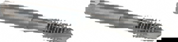 Spiral Point Tap: 1/4-20 UNC, 3 Flutes, Plug Chamfer, 3B Class of Fit, HSS-E Vanadium, Steam Oxide Coated