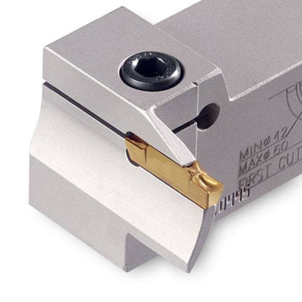 Indexable Grooving Toolholders; Toolholder Type: Face Grooving ; Insert Seat Size: 3 ; Cutting Direction: Right Hand ; Maximum Depth of Cut (Decimal Inch): 0.3900 ; Minimum Groove Width (Decimal Inch): 0.1180 ; Toolholder Style: TTFPR