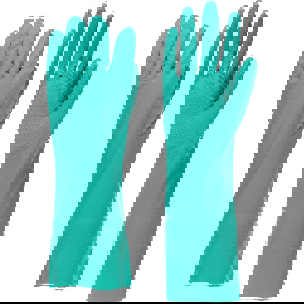 Chemical Resistant Gloves: PRO-SAFE Size Medium, 15.00 mil, Nitrile, Unsupported