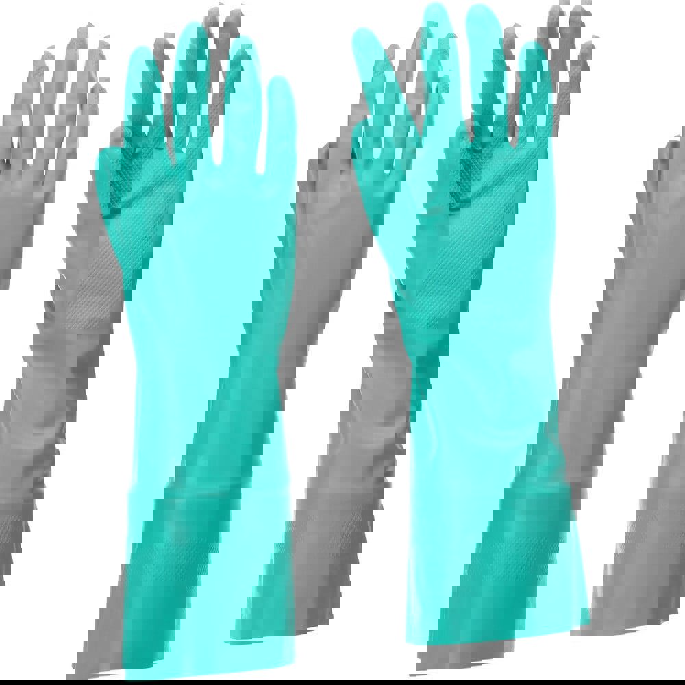 Chemical Resistant Gloves: PRO-SAFE Size Small, 15.00 mil, Nitrile, Unsupported