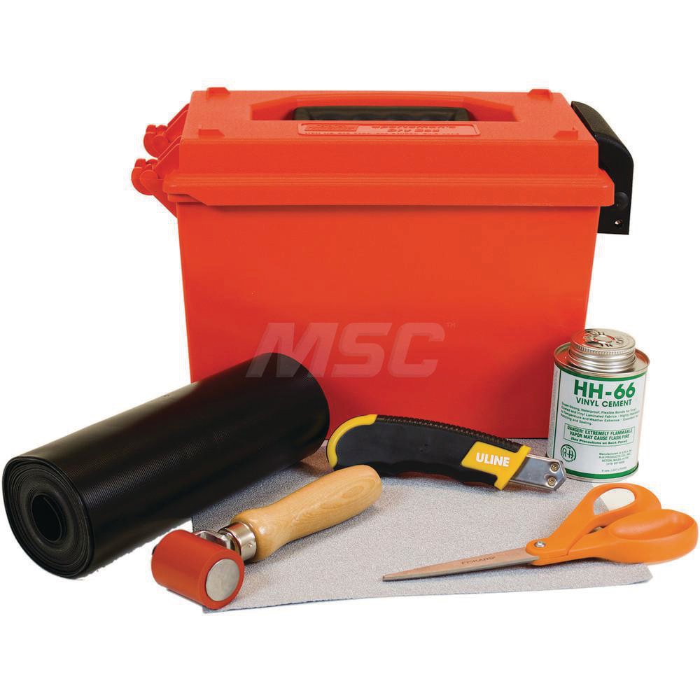 Collapsible/Portable Spill Containment Accessories; Accessory Type: Berm Repair Kit ; Length (Inch): 10.00in ; Length (Feet): 10.00in ; Material: PVC ; Width (Feet): 16in