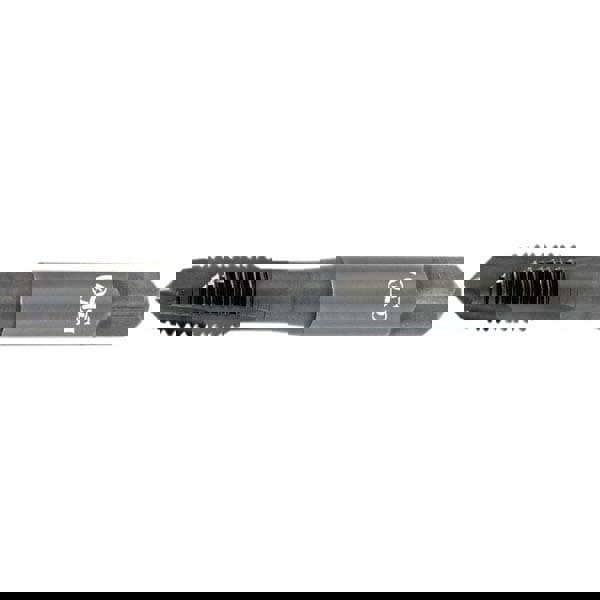 Spiral Point Tap: 7/8-14 UNF, 3 Flutes, Plug Chamfer, 3B Class of Fit, HSS-E Vanadium, Steam Oxide Coated