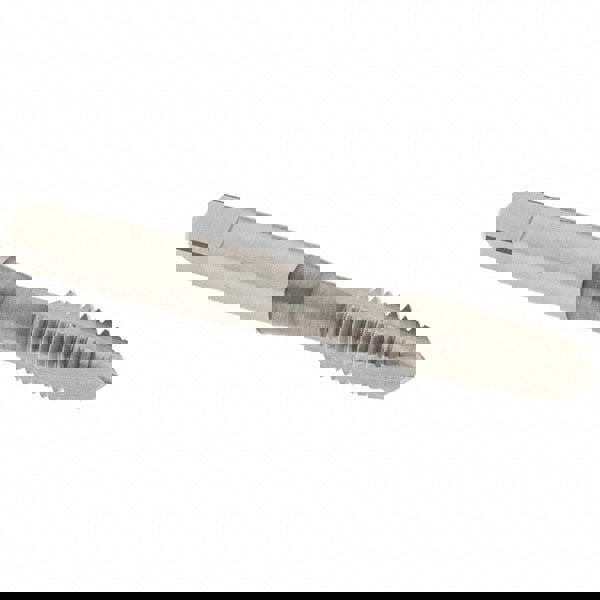 Spiral Point Tap: 3/8-16 UNC, 3 Flutes, Plug Chamfer, 2B Class of Fit, HSS-E Vanadium, Bright/Uncoated Coated