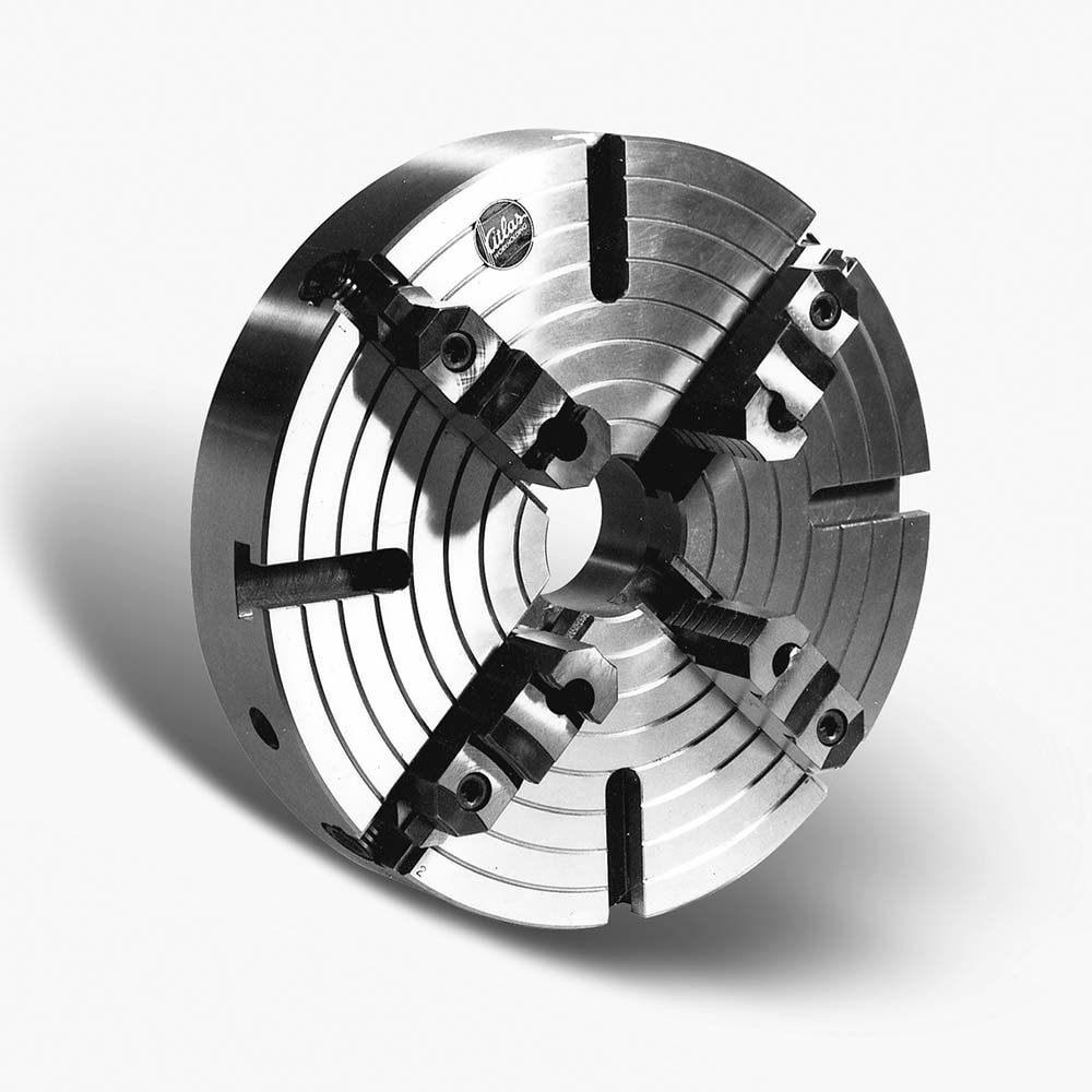 Independent Manual Lathe Chuck: 4-Jaw, 28