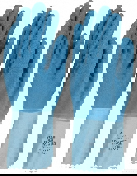 Series 62-400 General Purpose Work Gloves: X-Large, Rubber-Coated Cotton