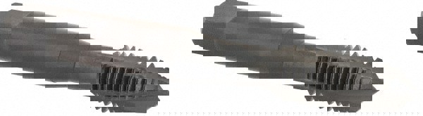 Spiral Point Tap: 3/8-16 UNC, 3 Flutes, Plug Chamfer, HSS-E Vanadium, Steam Oxide Coated