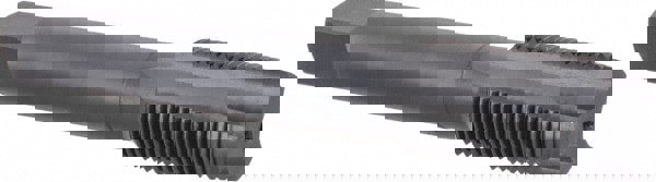 Spiral Point Tap: 5/8-18 UNF, 3 Flutes, Plug Chamfer, HSS-E Vanadium, Steam Oxide Coated
