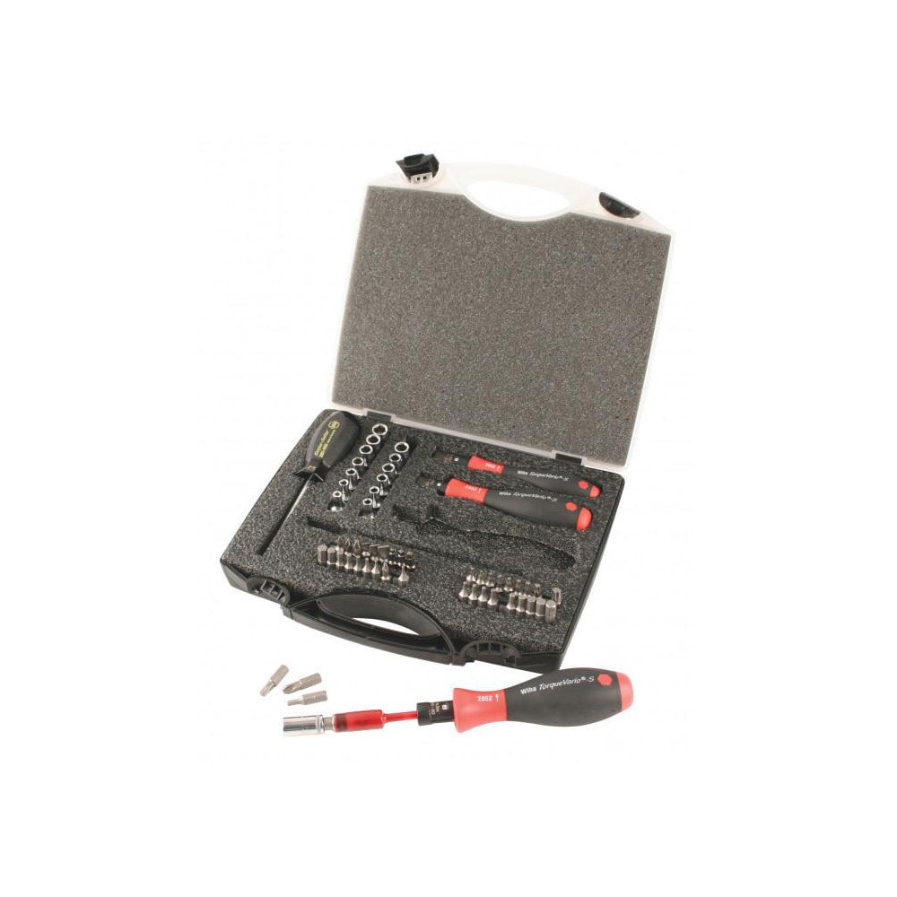 Screwdriver Set: 59 Pc, Hex Bit, Pozi Bit, Square Bit, Torque Control Bit & Torx Bit