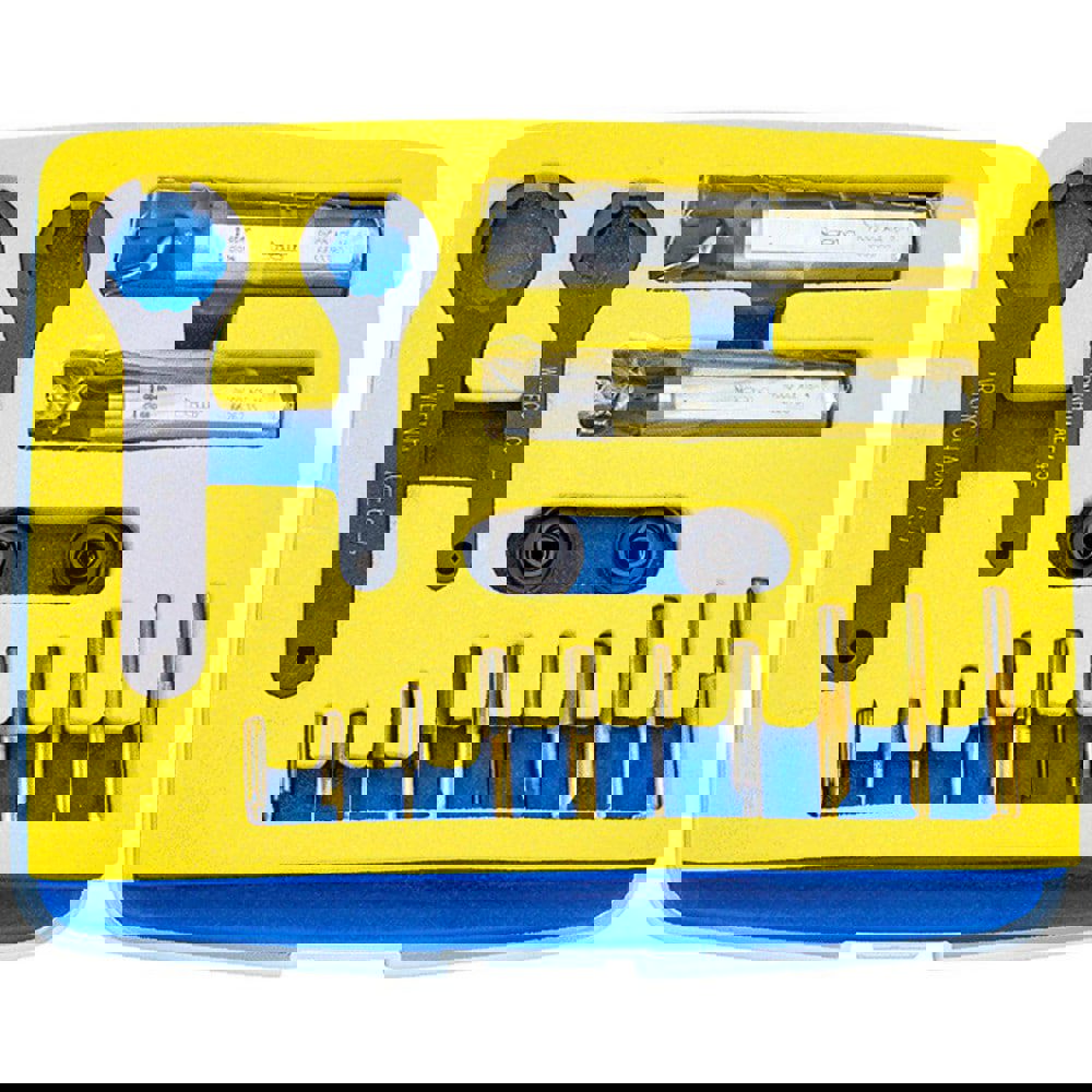 Boring, Grooving & Turning Sets; Material: Solid Carbide ; Set Includes: (10) Turning & Grooving Boring Bars; (2) Toolholders ; UNSPSC Code: 23241600