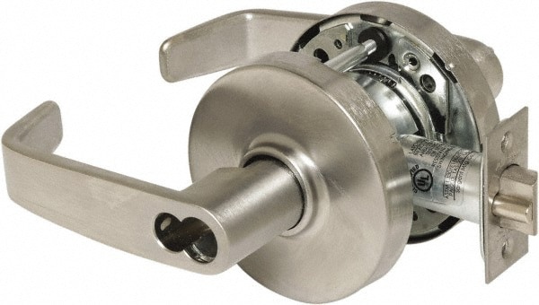 Entry Lever Lockset for 1-3/4 to 2