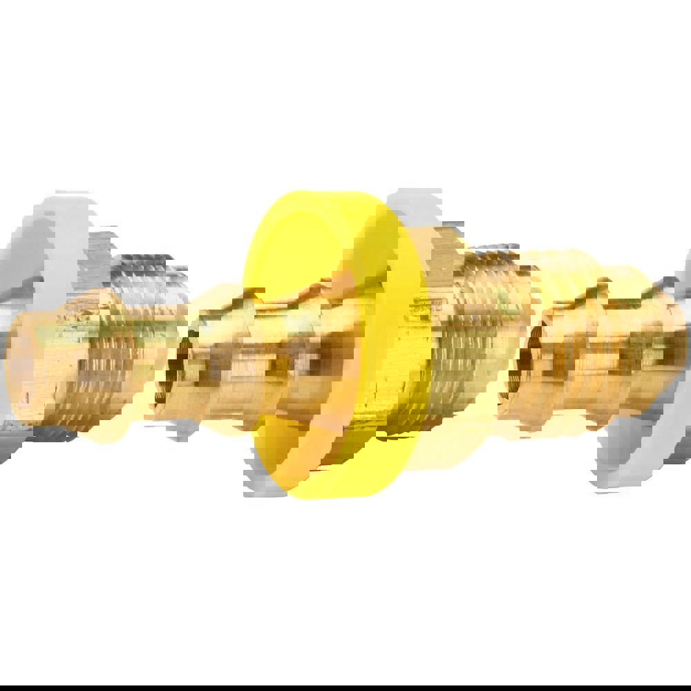 Barbed Push-On Hose Fittings; Fitting Type: Male ; Inside Diameter (Inch): 1/4 ; Material: Brass ; Thread Standard: UNF ; Thread Size: 7/16-20 ; Barb Size: 1/4 (Inch)