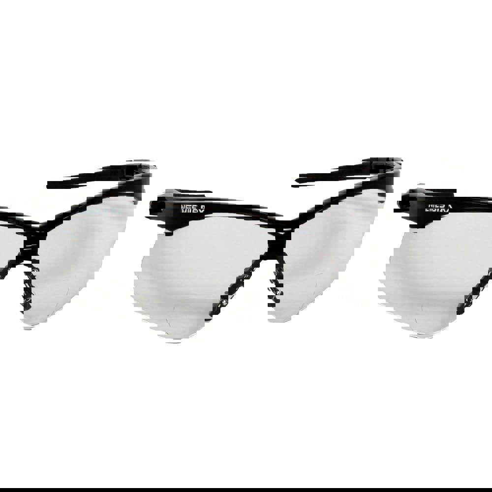 Magnifying Safety Glasses: +2.5, Clear Lenses, Scratch Resistant, ANSI Z87.1-2010