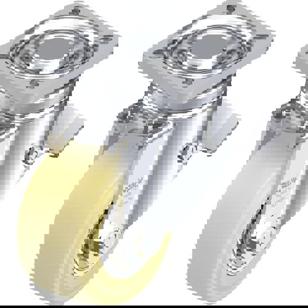 Swivel Top Plate Caster: Cast Nylon, 3