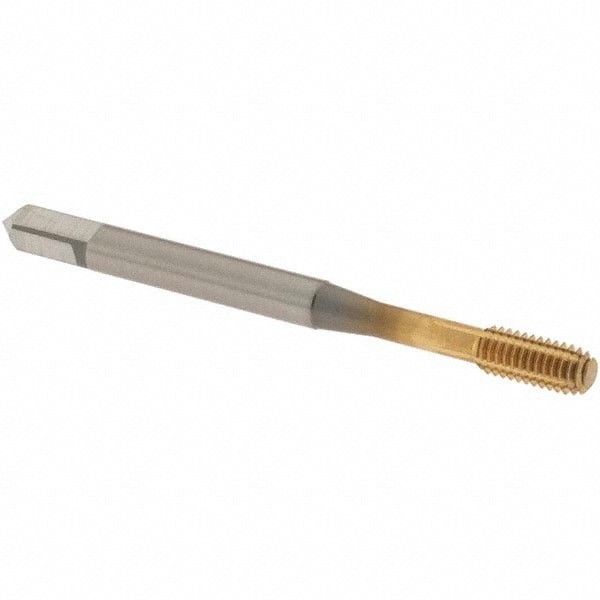 Thread Forming Tap: Metric Coarse, 6H Class of Fit, Bottoming, High-Speed Steel, TiN Coated