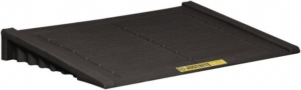 Ramps for Spill Containment; Maximum Load Capacity: 1000.00 ; Overall Width: 48in ; Overall Length (Inch): 33 ; Overall Height: 6.25in ; Material: Polyethylene ; Color: Black; Black