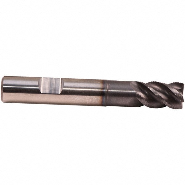 16mm Diam 4-Flute 45&deg; Solid Carbide Square Roughing & Finishing End Mill