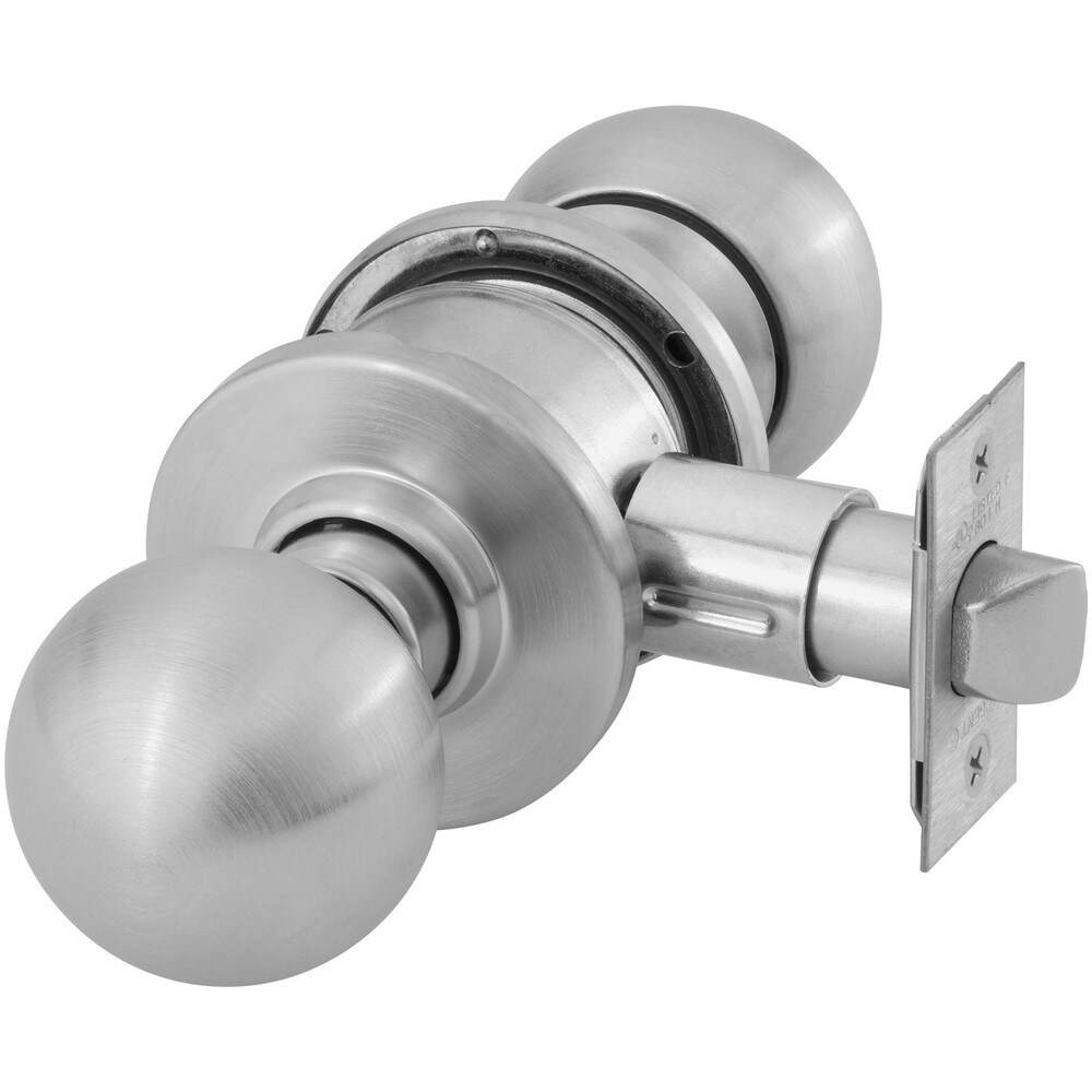 Knob Locksets; Type: Passage ; Key Type: Keyed Different ; Material: Metal ; Finish/Coating: Satin Chrome ; Compatible Door Thickness: 1-3/8