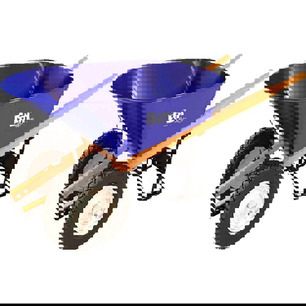 Wheelbarrows; Volume Capacity: 6.0 ; Load Capacity: 250 ; Wheel Material: Rubber ; Tray Material: Steel