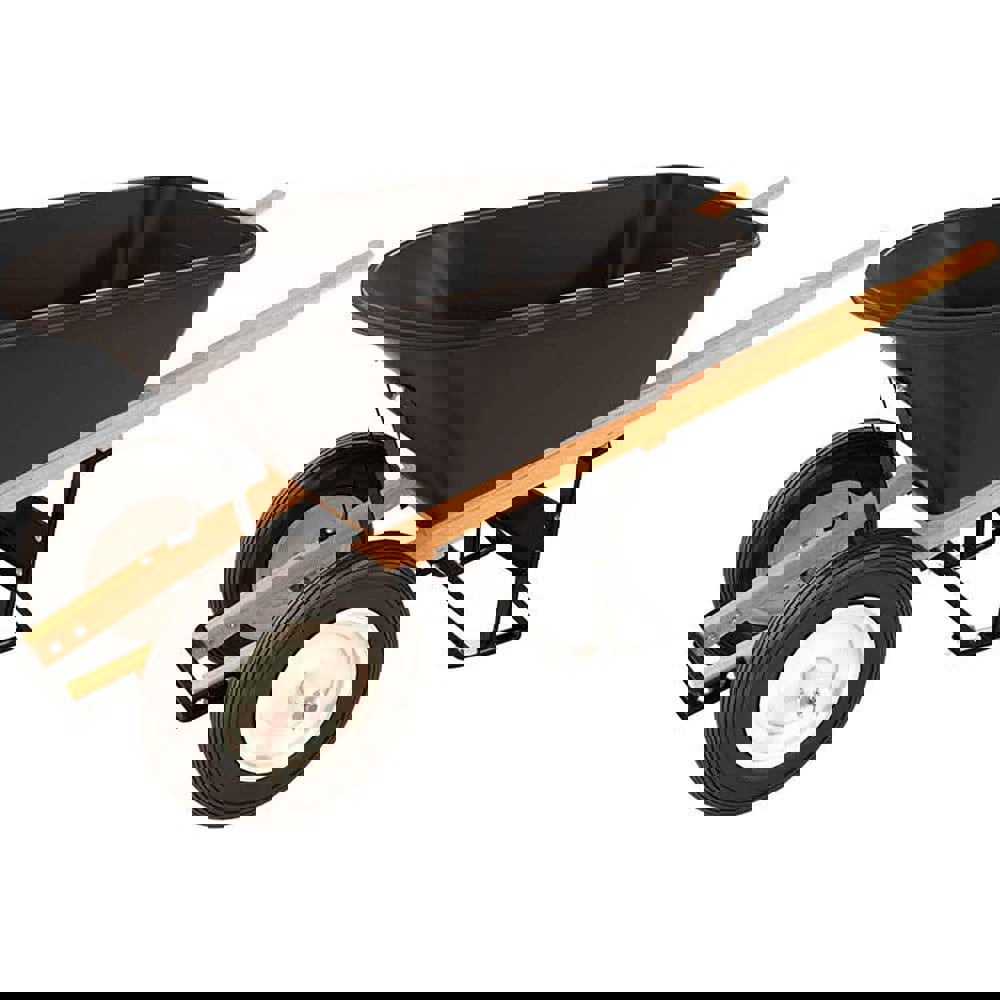 Wheelbarrows; Volume Capacity: 5.8 ; Load Capacity: 250 ; Wheel Material: Rubber ; Tray Material: Polyethylene