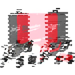 Power Pipe Threaders; Type: Cordless Pipe Threader; Maximum Pipe Capacity: 2 in; Voltage: 18; 18 V; Voltage: 18 V; Spindle Speed: 41 RPM; Thread Direction: Left Hand; Right Hand; Number Of Pieces: 6; Die Heads Included: No; Features: Brushless Motor; Side