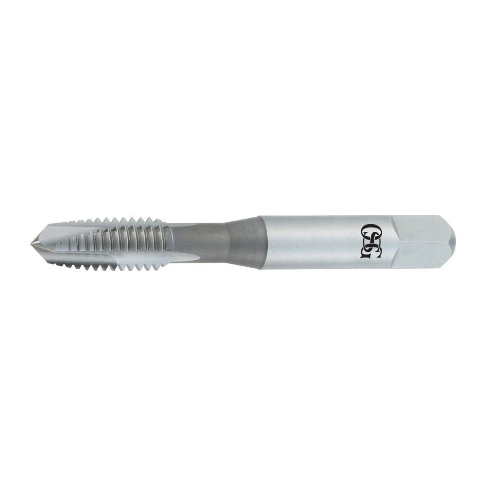 Spiral Point Tap: #6-32 UNC, 2 Flutes, Plug, 3B Class of Fit, High Speed Steel, Oxide Coated