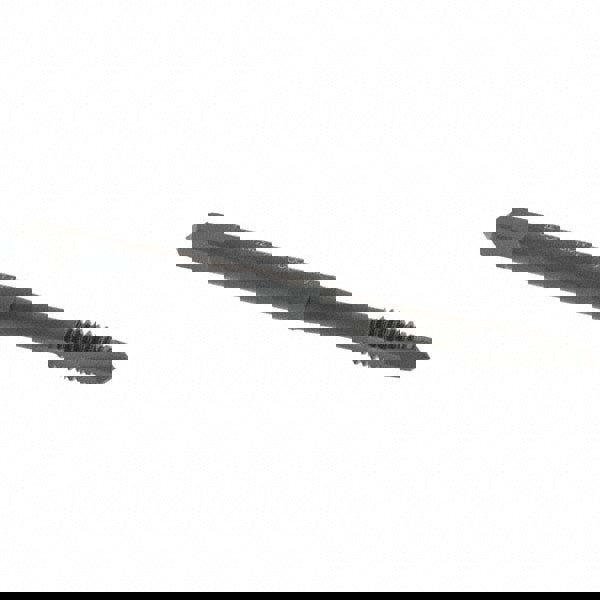 Spiral Point Tap: #8-32 UNC, 2 Flutes, Plug Chamfer, 3B Class of Fit, HSS, Steam Oxide Coated