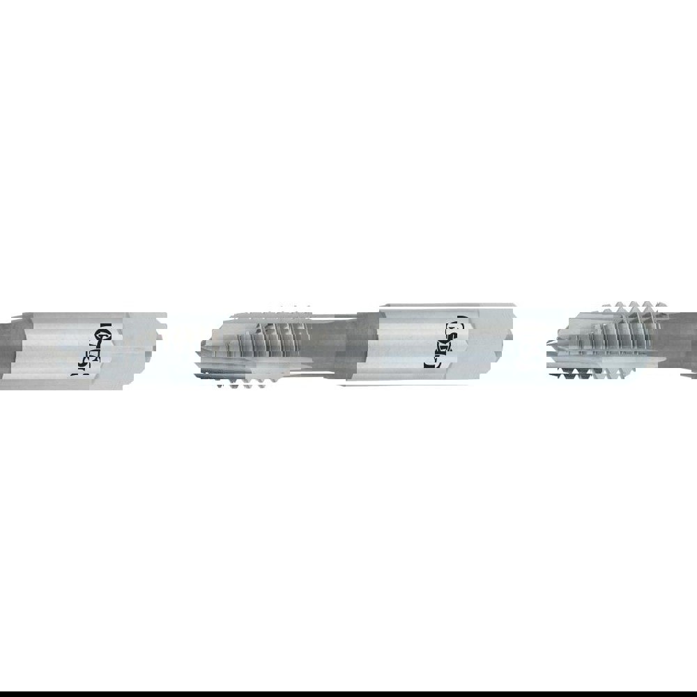 Spiral Point Tap: 1/2-20 UNF, 3 Flutes, Plug Chamfer, 3B Class of Fit, HSS, Bright/Uncoated Coated