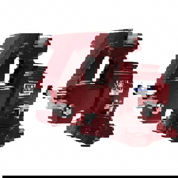 Bench & Pipe Combination Vise: 5 in Jaw Opening, 3-1/4 in Throat Depth