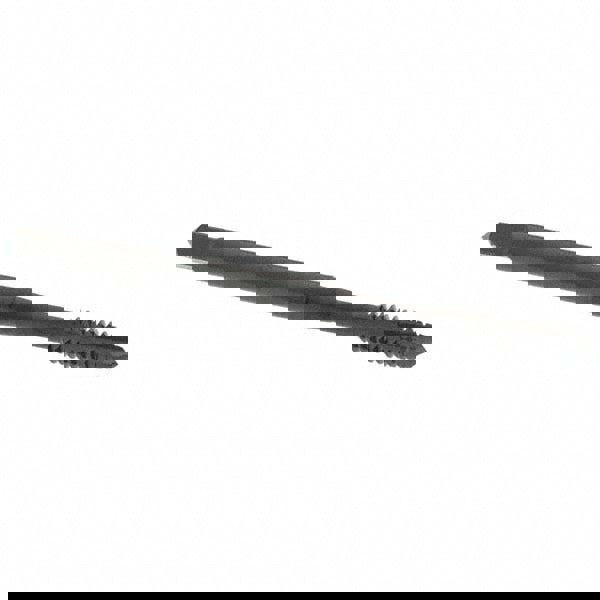 Spiral Point Tap: #6-32 UNC, 2 Flutes, Plug Chamfer, 2B Class of Fit, HSS, Steam Oxide Coated