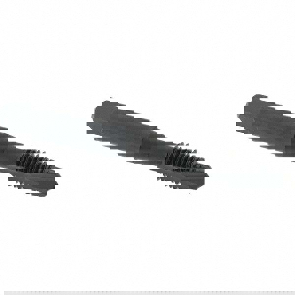 Spiral Point Tap: 5/16-18 UNC, 2 Flutes, Plug Chamfer, 2B Class of Fit, HSS, Steam Oxide Coated