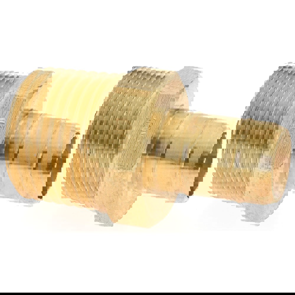 Barbed Tube Male Connector: Multiple Barbs, 3/8-18