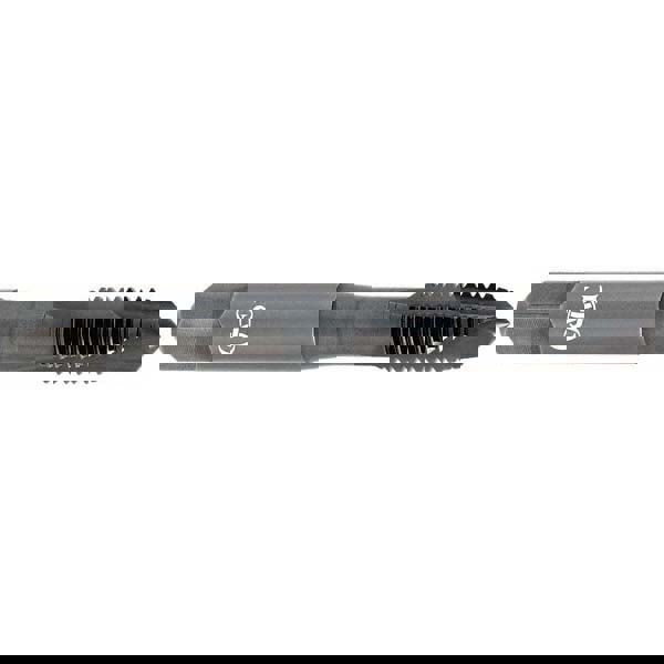 Spiral Point Tap: M3.5x0.6 Metric, 3 Flutes, Plug Chamfer, 6H Class of Fit, HSS-E Vanadium, TiCN Coated