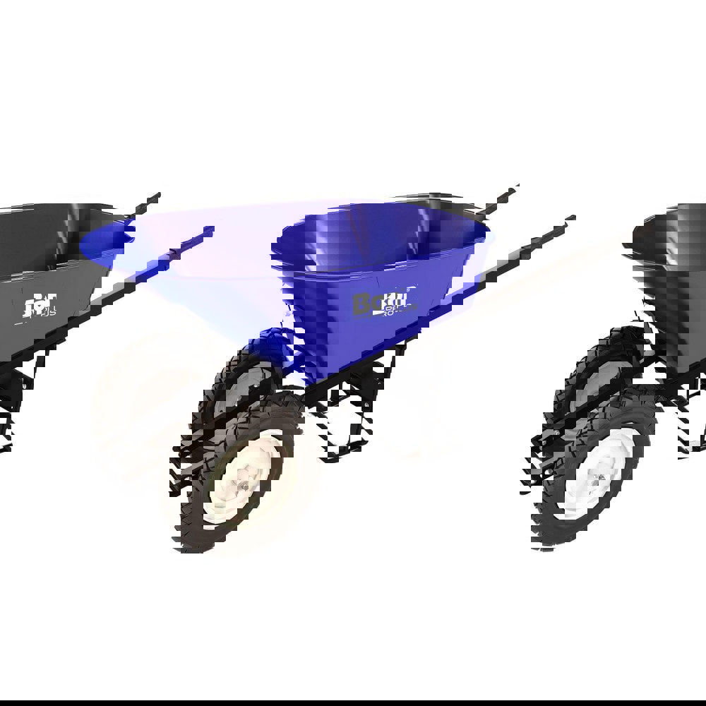 Wheelbarrows; Volume Capacity: 6.0 ; Load Capacity: 250 ; Wheel Material: Rubber ; Tray Material: Steel