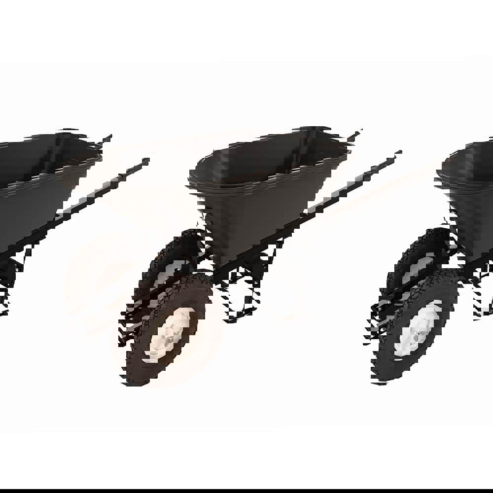 Wheelbarrows; Volume Capacity: 5.8 ; Load Capacity: 250 ; Wheel Material: Rubber ; Tray Material: Polyethylene