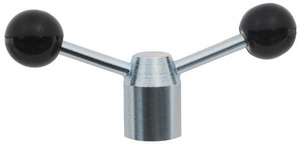 2 Offset Arms, Cadmium Plated, Blank Clamping Handle