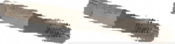 Spiral Point Tap: M8x1.25 Metric, 3 Flutes, Plug Chamfer, 6H Class of Fit, HSS-E Vanadium, Bright/Uncoated Coated