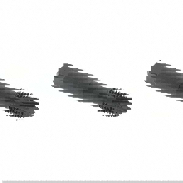 Spiral Point Tap: M10x1.5 Metric, 3 Flutes, Plug Chamfer, 6H Class of Fit, HSS-E Vanadium, Steam Oxide Coated