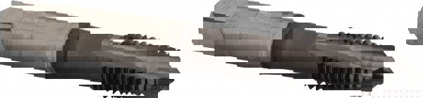 Spiral Point Tap: M10x1.5 Metric, 3 Flutes, Plug Chamfer, 6H Class of Fit, HSS-E Vanadium, TiCN Coated