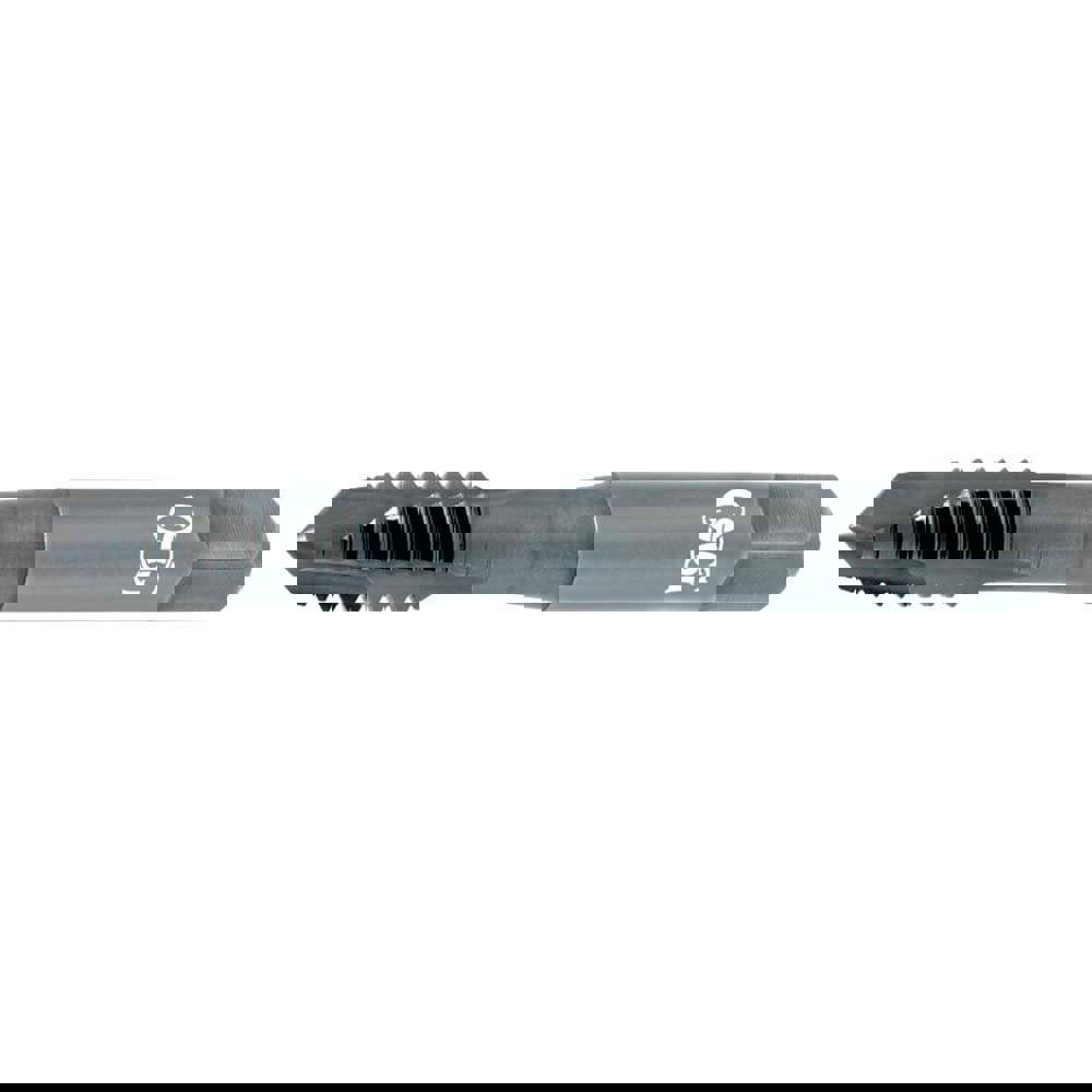 Spiral Point Tap: M4x0.7 Metric, 3 Flutes, Plug Chamfer, HSS-E Vanadium, Steam Oxide Coated