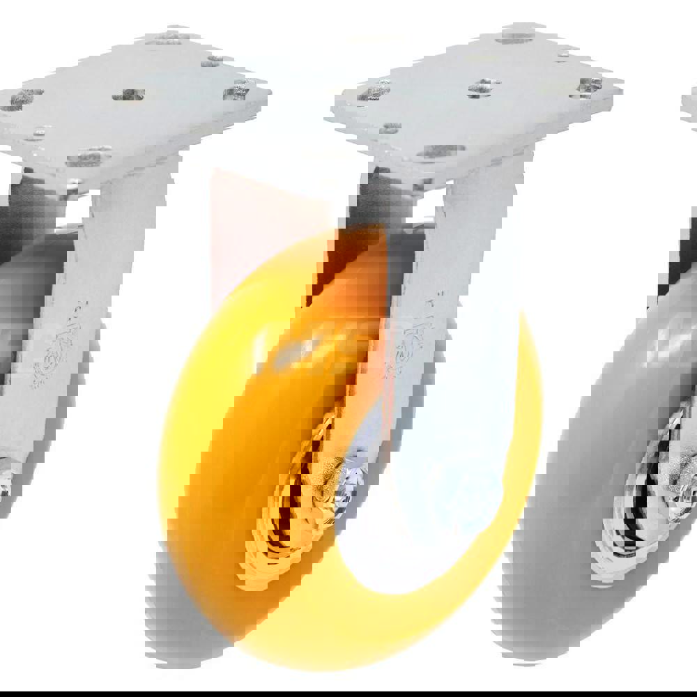 Rigid Top Plate Caster: Polyurethane, 5