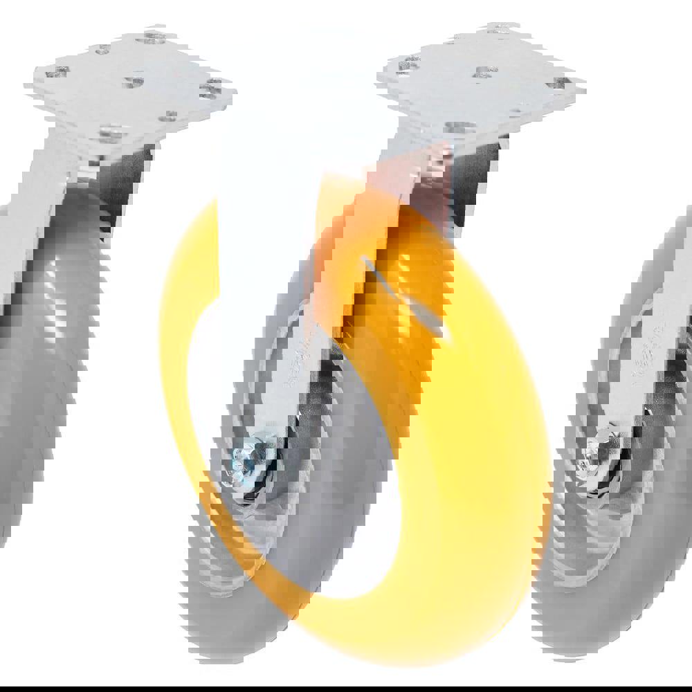 Rigid Top Plate Caster: Polyurethane, 8