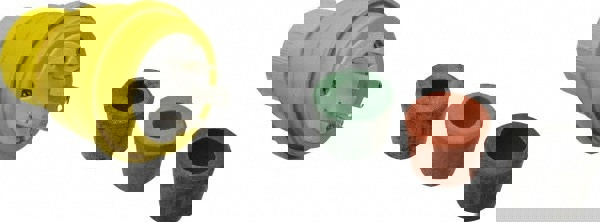 Locking Inlet: Plug, Industrial, L5-30, 125V, Yellow