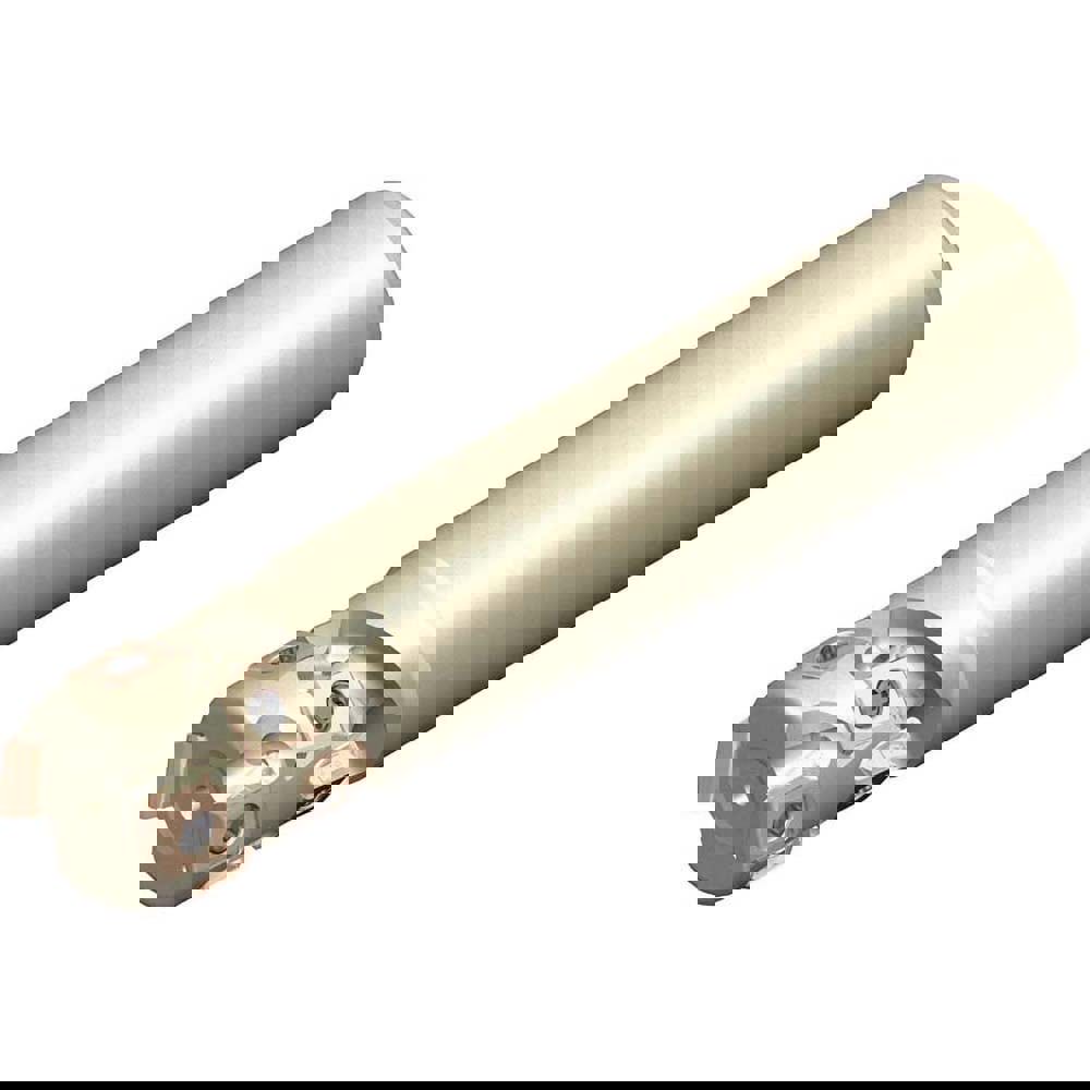 25mm Cut Diam, 27mm Max Depth, 25mm Shank Diam, 125mm OAL, Indexable Repeater Shoulder End Mill